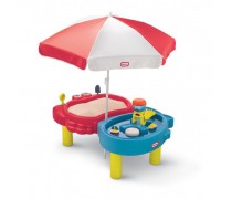 Vaikiškas daugiafunkcis veiklos stalas su skėčiu | 2in1 | Little Tikes 401L